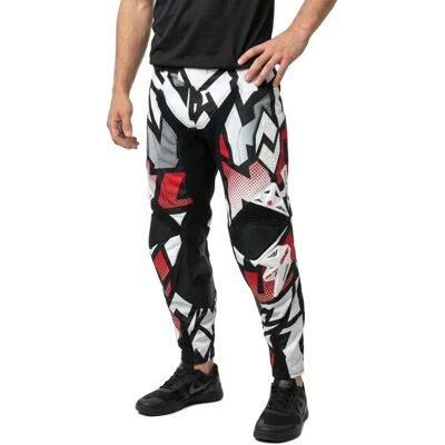 One Industries Pantalones Off-road Defcon Quasar Black / Red 32 One Industries Pantalones Off-road Defcon Quasar Black / Red 32