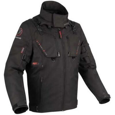 Chaqueta textil de moto Bering Skogar - Negro - S - Unisex Chaqueta textil de moto Bering Skogar - Negro - S - Unisex
