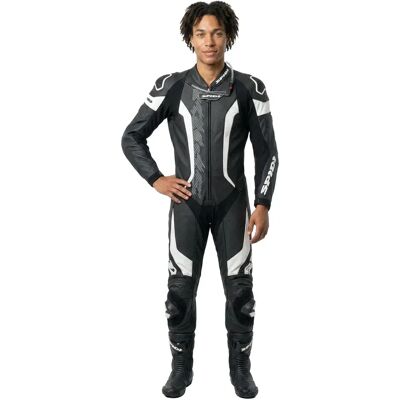 Spidi Mono De Cuero Perforado Laser Pro Black / White 58 Spidi Mono De Cuero Perforado Laser Pro Black / White 58