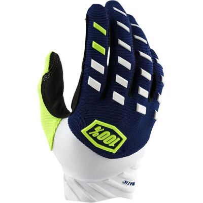100percent Guantes Off-road Airmatic White / Blue Navy XL 100percent Guantes Off-road Airmatic White / Blue Navy XL