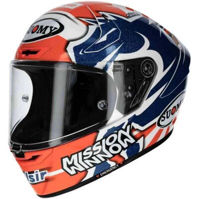 Suomy Casco Integral Sr-gp Dovizioso 2019 Replica Red / Blue XS Suomy Casco Integral Sr-gp Dovizioso 2019 Replica Red / Blue XS