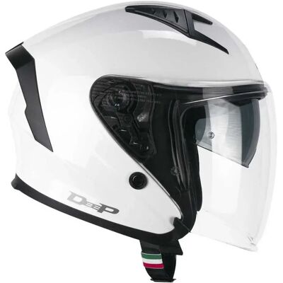 Cgm Casco Jet 127a Deep Mono White XS Cgm Casco Jet 127a Deep Mono White XS