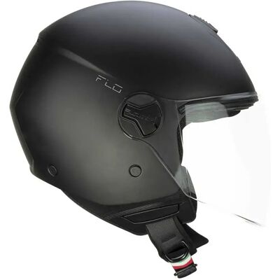 Cgm Casco Jet 167a Flo Mono Long Screen Matt Black 2XS Cgm Casco Jet 167a Flo Mono Long Screen Matt Black 2XS