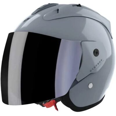 Casco Jet Stormer Sun Evo 2.0 Gris - Casco de Motocicleta Casco Jet Stormer Sun Evo 2.0 Gris - Casco de Motocicleta
