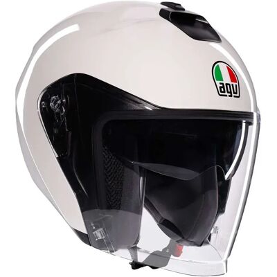 Agv Casco Jet Irides E2206 Materia White XS Agv Casco Jet Irides E2206 Materia White XS
