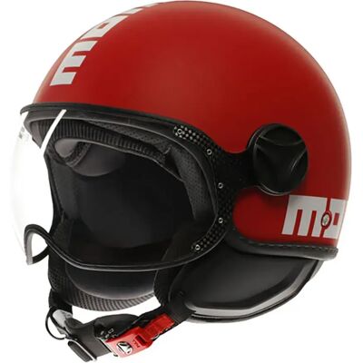 Momo Design Casco Jet Fgtr Classic Candy Matt Red / White XL Momo Design Casco Jet Fgtr Classic Candy Matt Red / White XL