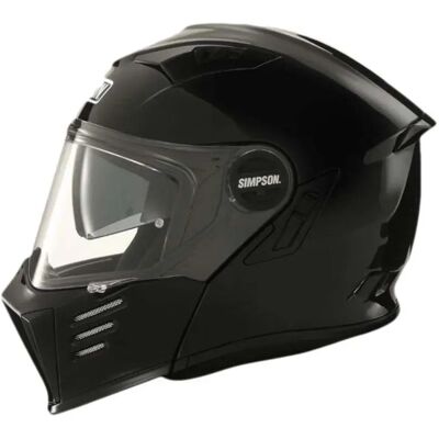 Simpson Casco Modular Darksome Ece 22.06 Black Metal 2XL Simpson Casco Modular Darksome Ece 22.06 Black Metal 2XL