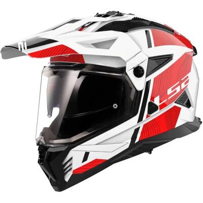 Ls2 Casco Integral Mx702 Pionner Ii Hill White / Red XS Ls2 Casco Integral Mx702 Pionner Ii Hill White / Red XS
