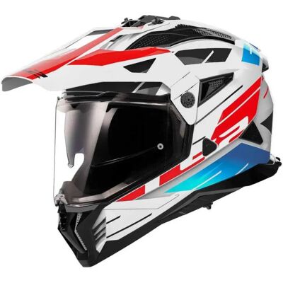 Ls2 Casco Integral Mx702 Pionner Ii Namib White / Blue / Red 2XL Ls2 Casco Integral Mx702 Pionner Ii Namib White / Blue / Red 2XL