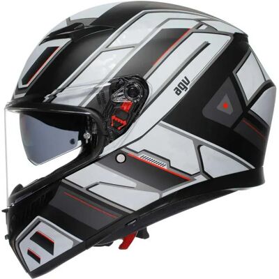 AGV - K3 E2206 MPLK Rivia - Negro Mate - Blanco - Helmet AGV - K3 E2206 MPLK Rivia - Negro Mate - Blanco - Helmet