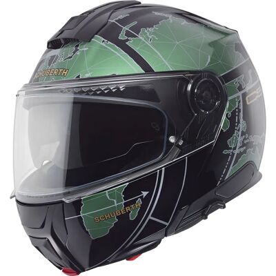 Casco C5 Globe Verde de Schuberth - Casco Modular P/J Casco C5 Globe Verde de Schuberth - Casco Modular P/J
