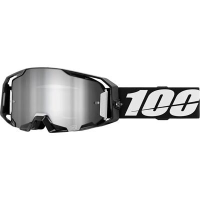 100percent Gafas Off Road Armatic Black / White Mirror Silver 100percent Gafas Off Road Armatic Black / White Mirror Silver