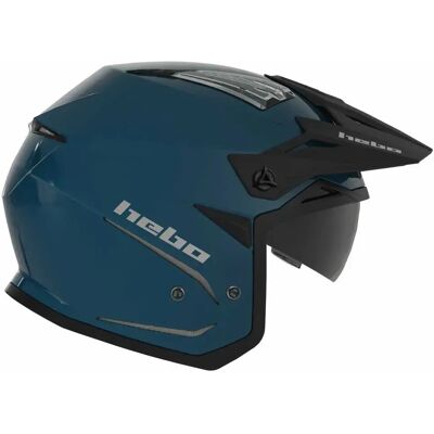 Hebo Casco Jet Htr-p01 V6 Mono Duo Blue XS Hebo Casco Jet Htr-p01 V6 Mono Duo Blue XS