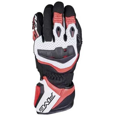 Five Guantes De Cuero Perforado Rfx4 Evo Airflow White / Red S Five Guantes De Cuero Perforado Rfx4 Evo Airflow White / Red S