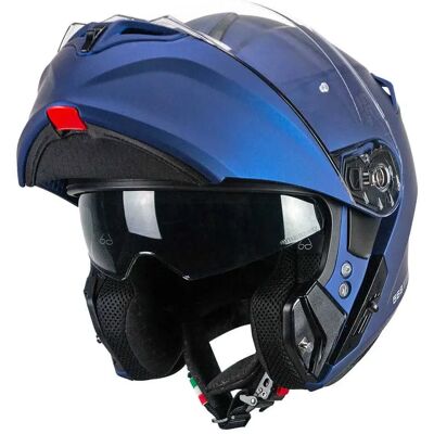 Casco Modular - Azul satinado - Talla 2XL Casco Modular - Azul satinado - Talla 2XL