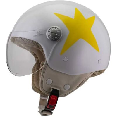 Nzi Casco Jet Pasarela Constelación White / Yellow M Nzi Casco Jet Pasarela Constelación White / Yellow M