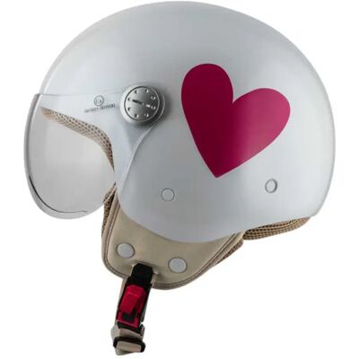 Nzi Casco Jet Pasarela Corazón Pink S Nzi Casco Jet Pasarela Corazón Pink S