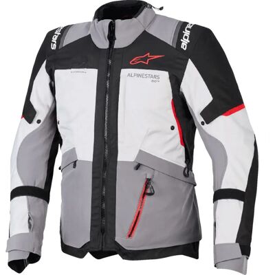 Alpinestars Chaqueta Andes V4 Drystar® Dark Gray / Ice Gray / Black / Bright Red 5XL Alpinestars Chaqueta Andes V4 Drystar® Dark Gray / Ice Gray / Black / Bright Red 5XL