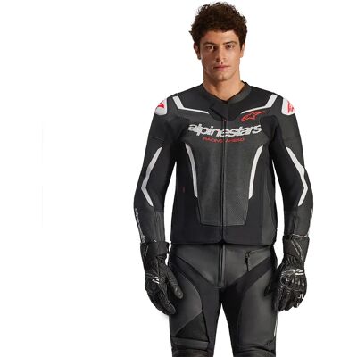 Alpinestars Chaqueta De Cuero Gp Force V2 Airflow Black / White 54 Alpinestars Chaqueta De Cuero Gp Force V2 Airflow Black / White 54