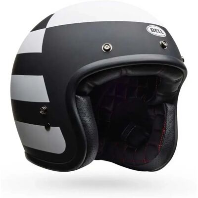 Bell Casco Jet Custom 500 Parlor Matte Black / White M Bell Casco Jet Custom 500 Parlor Matte Black / White M