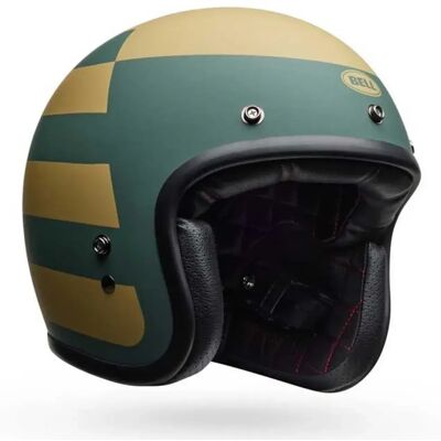 Bell Casco Jet Custom 500 Parlor Matte Emerald / Gold S Bell Casco Jet Custom 500 Parlor Matte Emerald / Gold S