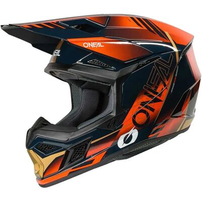 Oneal Casco Off-road 3srs Haze Blue / Orange / Gold L Oneal Casco Off-road 3srs Haze Blue / Orange / Gold L