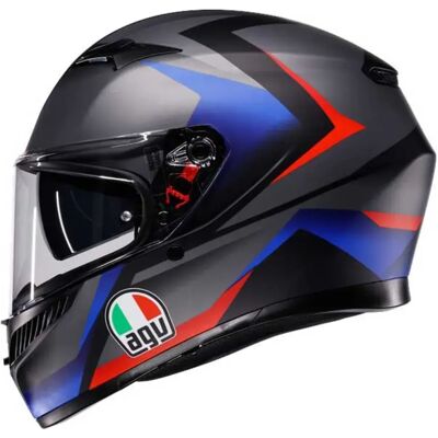 Agv Casco Integral K3 E2206 Mplk Striga Matt Black / Blue / Red L Agv Casco Integral K3 E2206 Mplk Striga Matt Black / Blue / Red L
