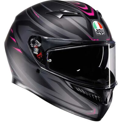 Agv Casco Integral K3 E2206 Mplk Syth Matt Black / Pink XS Agv Casco Integral K3 E2206 Mplk Syth Matt Black / Pink XS