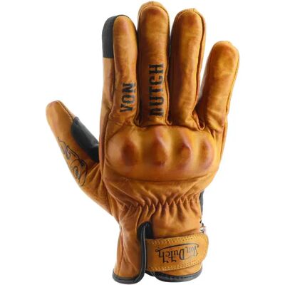 Von Dutch Guantes De Cuero Flash Gold / Black 2XL Von Dutch Guantes De Cuero Flash Gold / Black 2XL