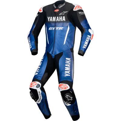 Alpinestars Mono De Cuero Yamaha Gp-r7 Metallic Blue / Black / White / Red Fluo 52 Alpinestars Mono De Cuero Yamaha Gp-r7 Metallic Blue / Black / White / Red Fluo 52