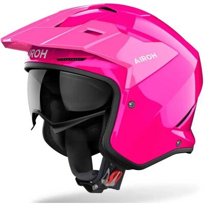 Airoh Casco Jet Kombakt Pink Gloss M Airoh Casco Jet Kombakt Pink Gloss M