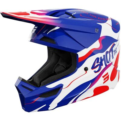 Shot Race Gear Casco Off-road Junior Furious Beast Junior Blue / Red Glossy S Shot Race Gear Casco Off-road Junior Furious Beast Junior Blue / Red Glossy S