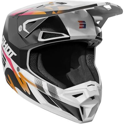 Shot Race Gear Casco Off-road Speed Wave Black / White Pearly L Shot Race Gear Casco Off-road Speed Wave Black / White Pearly L