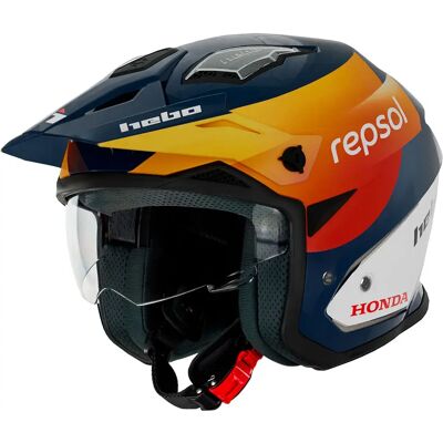 Hebo Casco Jet Htr-p01 V6 Montesa Team Blue XS Hebo Casco Jet Htr-p01 V6 Montesa Team Blue XS