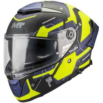 Mt Helmets Casco Integral Thunder 4 Sv Lumex Matt Black / Blue / Hi-Vis M Mt Helmets Casco Integral Thunder 4 Sv Lumex Matt Black / Blue / Hi-Vis M