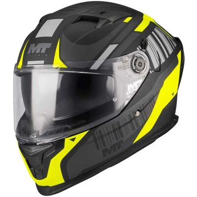 Mt Helmets Casco Integral Braker Sv Cockpit Matt White / Black / Yellow XL Mt Helmets Casco Integral Braker Sv Cockpit Matt White / Black / Yellow XL