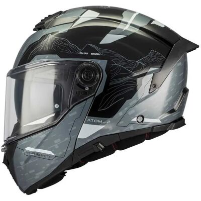 Mt Helmets Casco Modular Atom 2 Sv Highlands Gloss Grey / Black M Mt Helmets Casco Modular Atom 2 Sv Highlands Gloss Grey / Black M