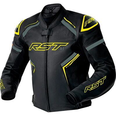 Rst Chaqueta De Cuero Perforada S1 D3o Neon Yellow M Rst Chaqueta De Cuero Perforada S1 D3o Neon Yellow M