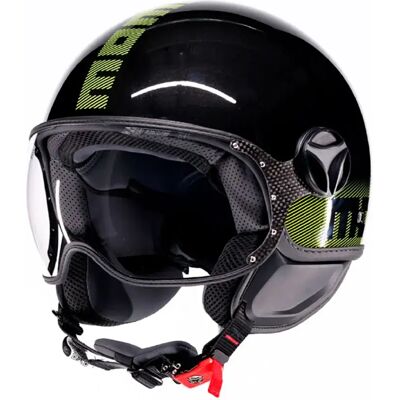 Momo Design Casco Jet Fgtr Classic Ece2206 Glitter / Yellow Fluo S Momo Design Casco Jet Fgtr Classic Ece2206 Glitter / Yellow Fluo S