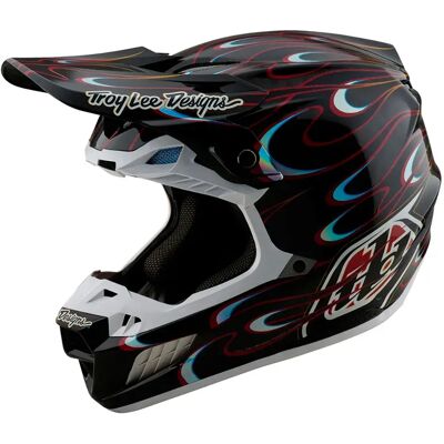 Lee Casco Off-road Se5 Carbon Torched Black / Black / Red 2XL Lee Casco Off-road Se5 Carbon Torched Black / Black / Red 2XL