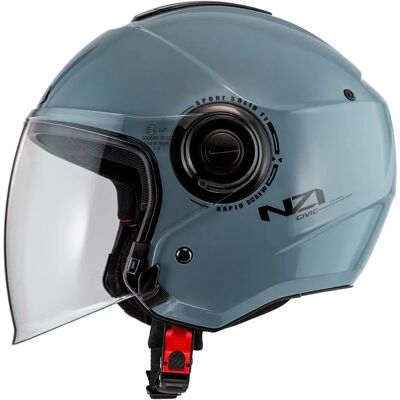 Nzi Casco Jet Civic Solid Noveau Nardo Grey M Nzi Casco Jet Civic Solid Noveau Nardo Grey M