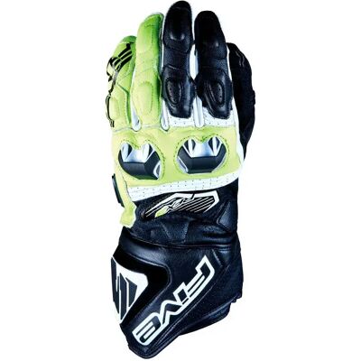 Five Guantes De Cuero Perforado Rfx3 V2 Black / Fluo Yellow XL Five Guantes De Cuero Perforado Rfx3 V2 Black / Fluo Yellow XL