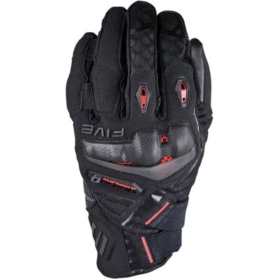 Guantes de moto Five TFX1 Airflow - Negro/Rojo/Fluo Guantes de moto Five TFX1 Airflow - Negro/Rojo/Fluo