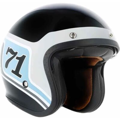 Helstons Casco Jet Seven Ty One Ec2206 Black / Blue / Grey XL Helstons Casco Jet Seven Ty One Ec2206 Black / Blue / Grey XL