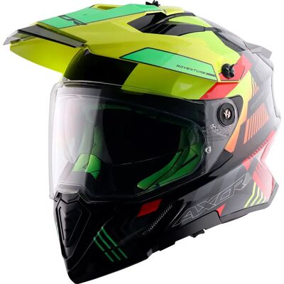 Axor Casco Integral X-cross Gmbling Fluo Yellow 2XL Axor Casco Integral X-cross Gmbling Fluo Yellow 2XL