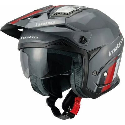 Hebo Casco Jet Htr-p01 V6 R.s Grey L Hebo Casco Jet Htr-p01 V6 R.s Grey L