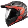 Ls2 Mx436 Pioneer Evo Adventurer Full Face Helmet Naranja,Negro XS