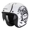 Scorpion Belfast Evo Romeo Open Face Helmet Blanco M
