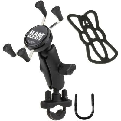 Ram Mounts Soporte Para Teléfono Rail U-bolt Mount Universal X-grip One Size Ram Mounts Soporte Para Teléfono Rail U-bolt Mount Universal X-grip One Size