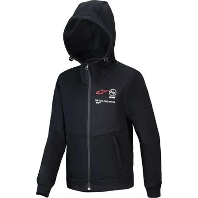 Alpinestars Sudadera Con Cremallera Racer Mx Black 9-10 Años Alpinestars Sudadera Con Cremallera Racer Mx Black 9-10 Años